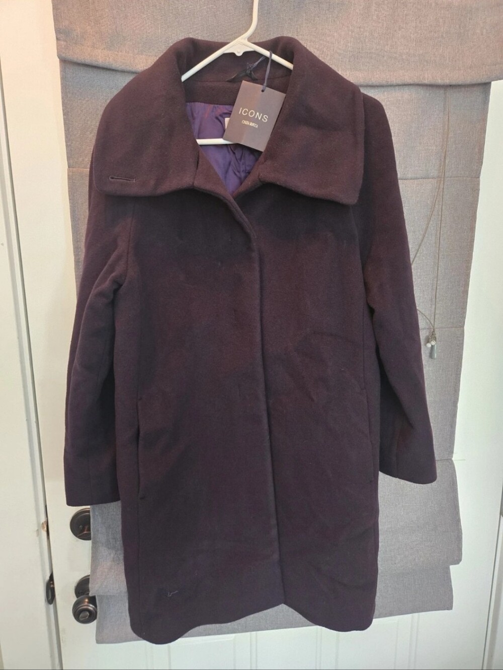 Cinzia Rocca Icons womens Wool Cashmere coat Size 8